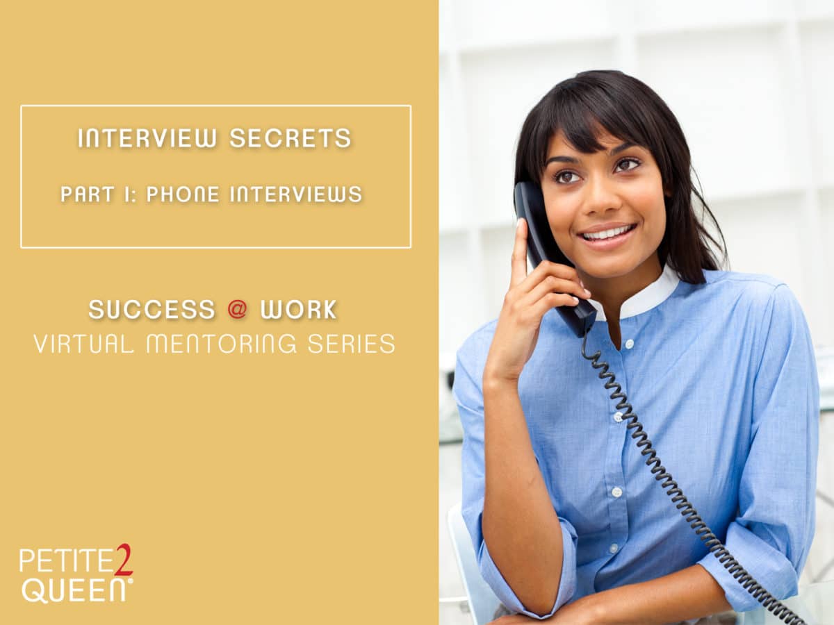 Interviewing Secrets: How to Rock Your Phone Interviews - Strategic ...