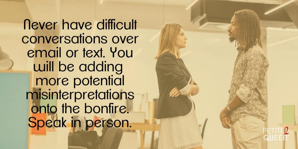 Ask - Disrespectful Email - In Person