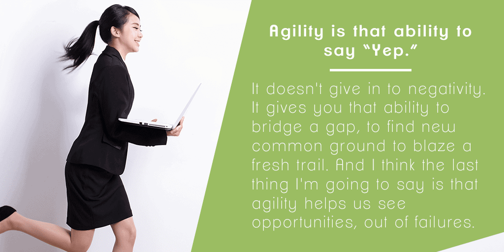 Skill #8 - How to Use Agility to Pivot and Share New Wins